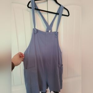 Blue Overalls with Pockets